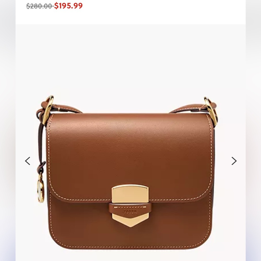 Fossil Lennox Leather Cossbody Bag